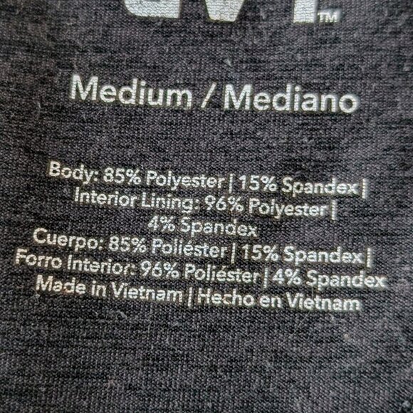 JoyLab Black and Purple Crop Top Tank Long Line Bra Bundle medium - Picture 7 of 8